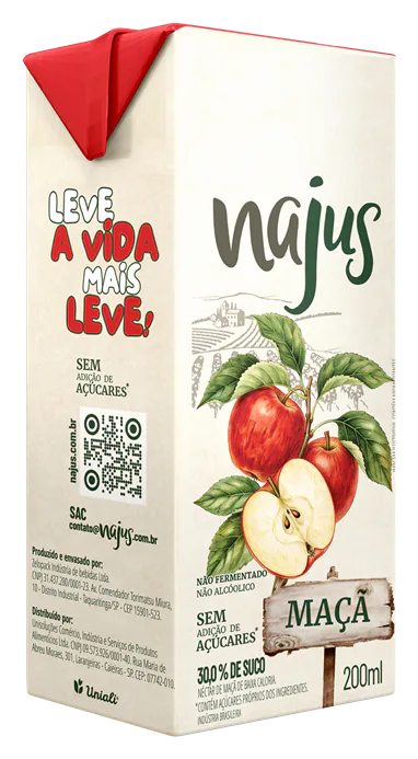 Suco Najus Maçã